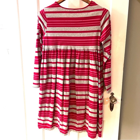 Girls Lands’ End casual striped dress - Picture 2 of 6